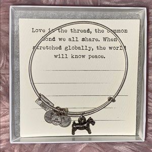 Alex and Ani Dog charm bracelet🐕